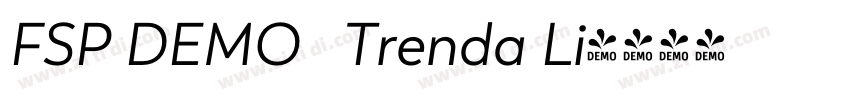 FSP DEMO   Trenda Li字体转换